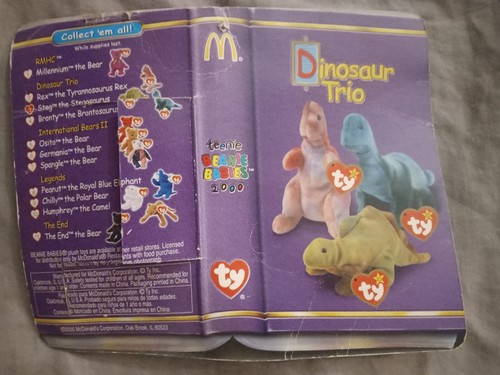 TY Dinosaurier Trio Steg 2000 McDonalds - Bild 6 von 8