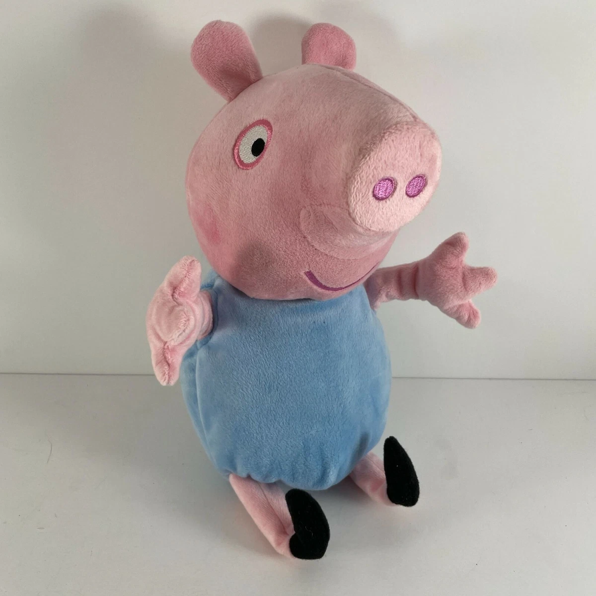 Talking Peppa Pig Brother George Plush 2003 Tickle N Giggle 10 Inch Works VTG