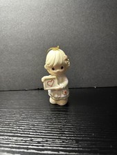 PRECIOUS MOMENTS -TEACHER WITH CHALKBOARD - ORNAMENT NO BOX