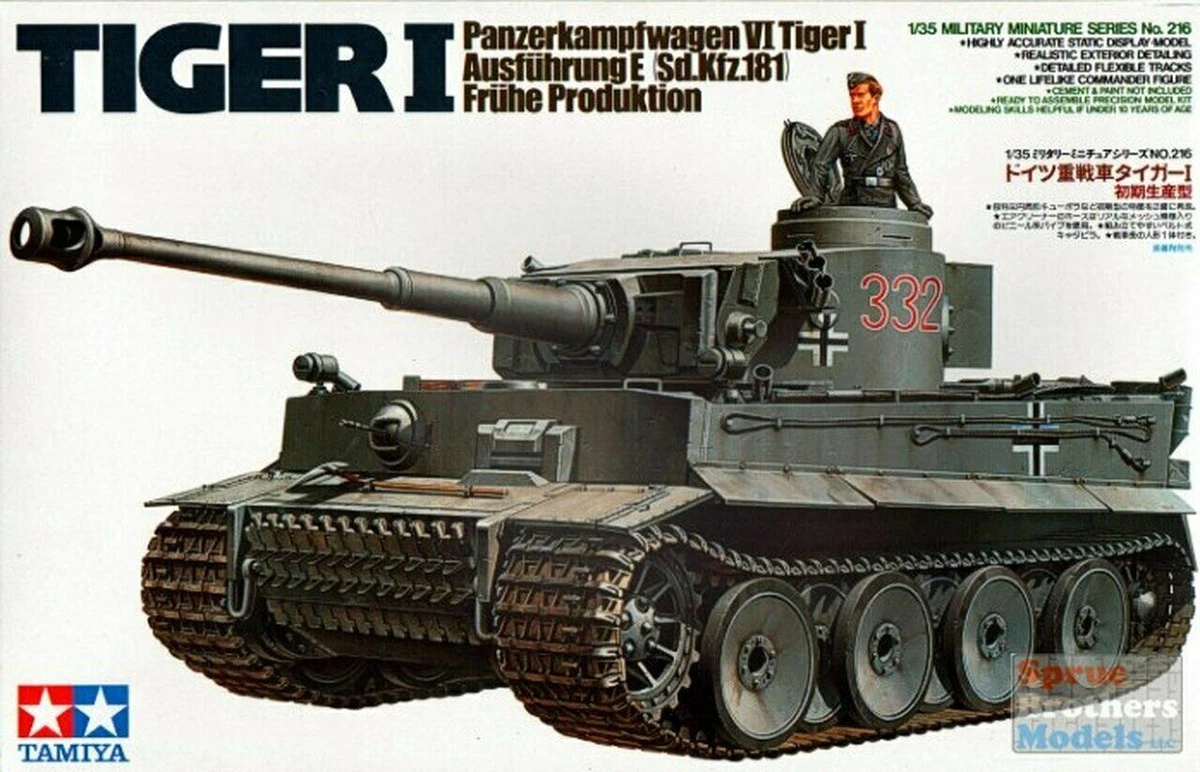 Model 1/35 Panzerkampfwagen VI Tiger I Ausfuhrung E (Sd.Kfz.181) Modeling