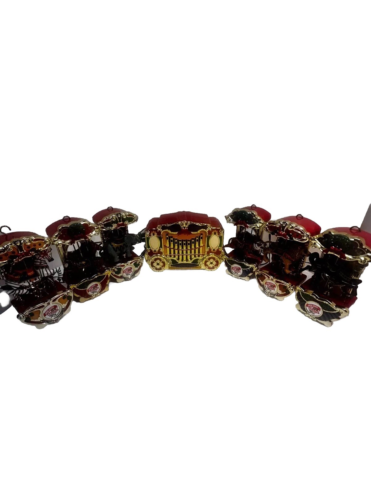 VTG Mr Christmas Holiday Carousel Lighted Musical Animated 6 Circus Animals