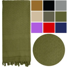 Solid Shemagh Heavyweight Arab Tactical Desert Keffiyeh Scarf