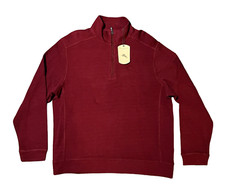 NWT Tommy Bahama Men's Half Zip Pullover Sweater Rhumba XL