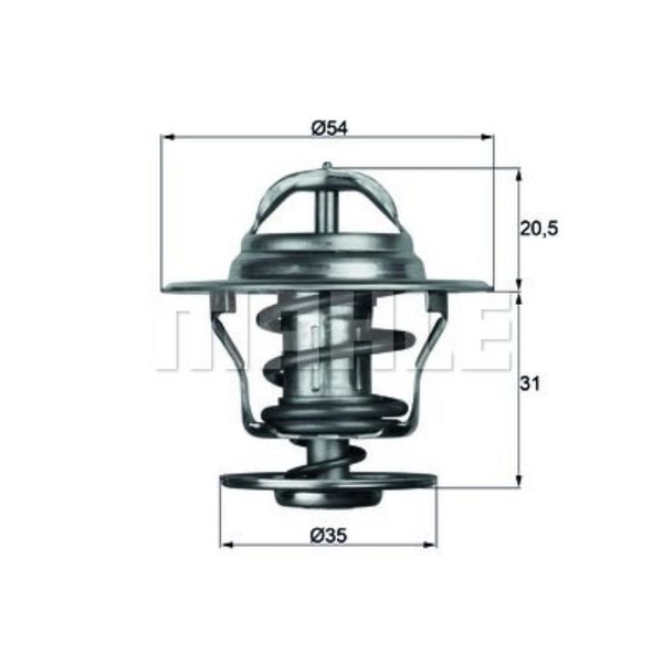 Mahle Thermostat KüHlmittel Mit Dichtung 92°C FüR Opel Rekord E Senator B-image