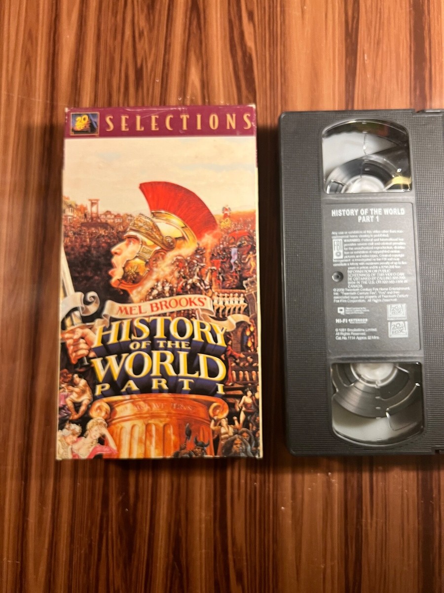 History of the World Part I VHS Mel Brooks 1981 Comedy Movie 80's
