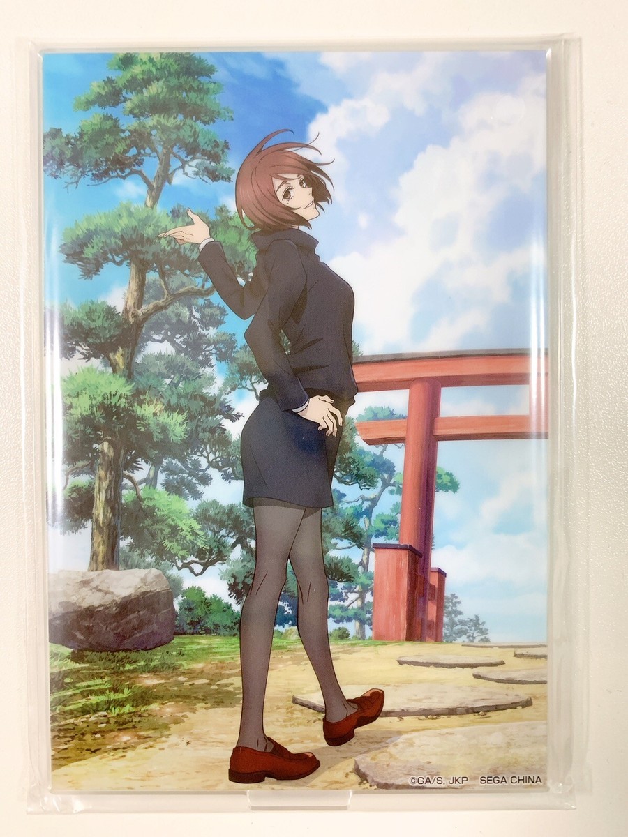 アクリル油彩混合　shokoの原画 一点物　オリジナル　板に描いた絵　絵画 SEGA JJK Jujutsu Kaisen High School Acrylic Stand Shoko Post Card