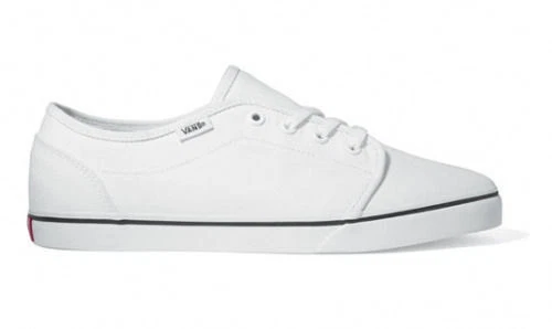 MEN'S GUY'S VANS LP 106 SKATEBOARDING CASUAL SHOES/SNEAKERS TRUE WHITE NEW $79