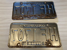 Vintage Illinois 1972 License Plate Set - Pair of Two Matching Plates — photo 2
