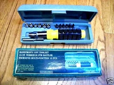 15 PC HANDYMAN COMPACT MULTI PURPOSE  TOOL SET for Car RV Boat New Old Stock