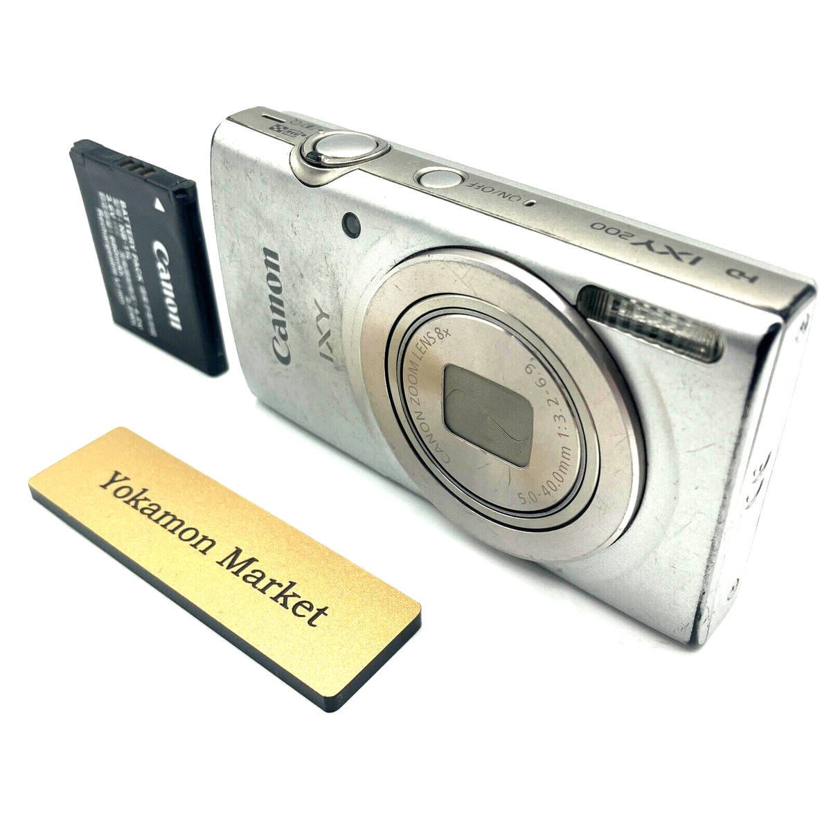Canon PowerShot IXY 200 Digital Camera 180 20MP Silver w