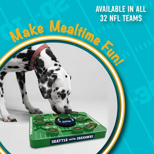 Pets First NFL Large Puzzle Treat Toy for Dogs & Cats Slow Feeding Dog Toy - Picture 166 of 191