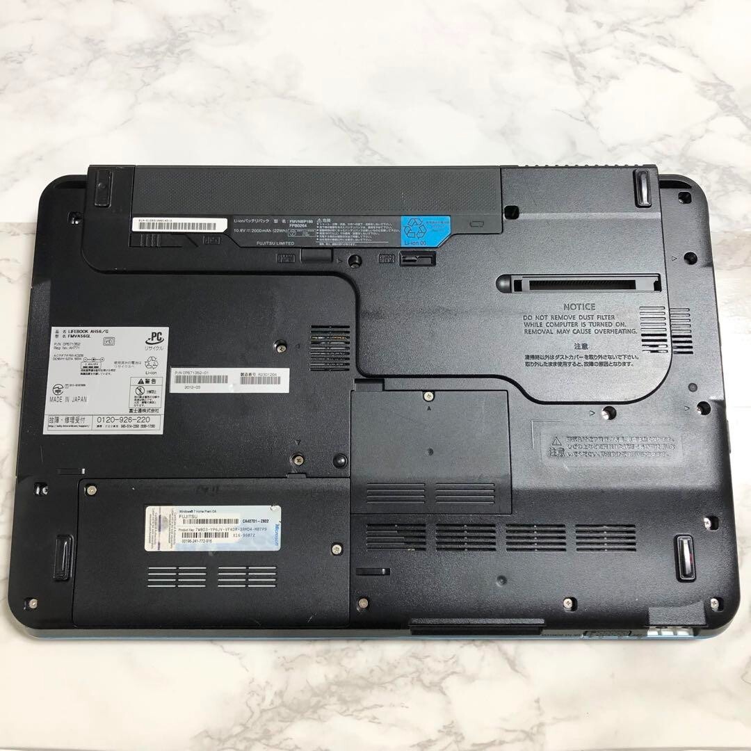 Fujitsu FMV-LIFEBOOK AH FMVA56GL Intel Core i7 2670QM Fujitsu FMV-LIFEBOOK AH FMVA56GL Intel Core i7 2670QM