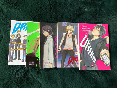 Durarara Manga Anime Book volumes 1-3 + volume 1 Saika Arc + volume 1 Re:Dollars