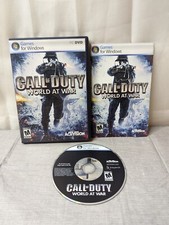 Call Of Duty World At War PC DVD Rom Disc 2008 Complete Manual Computer Game