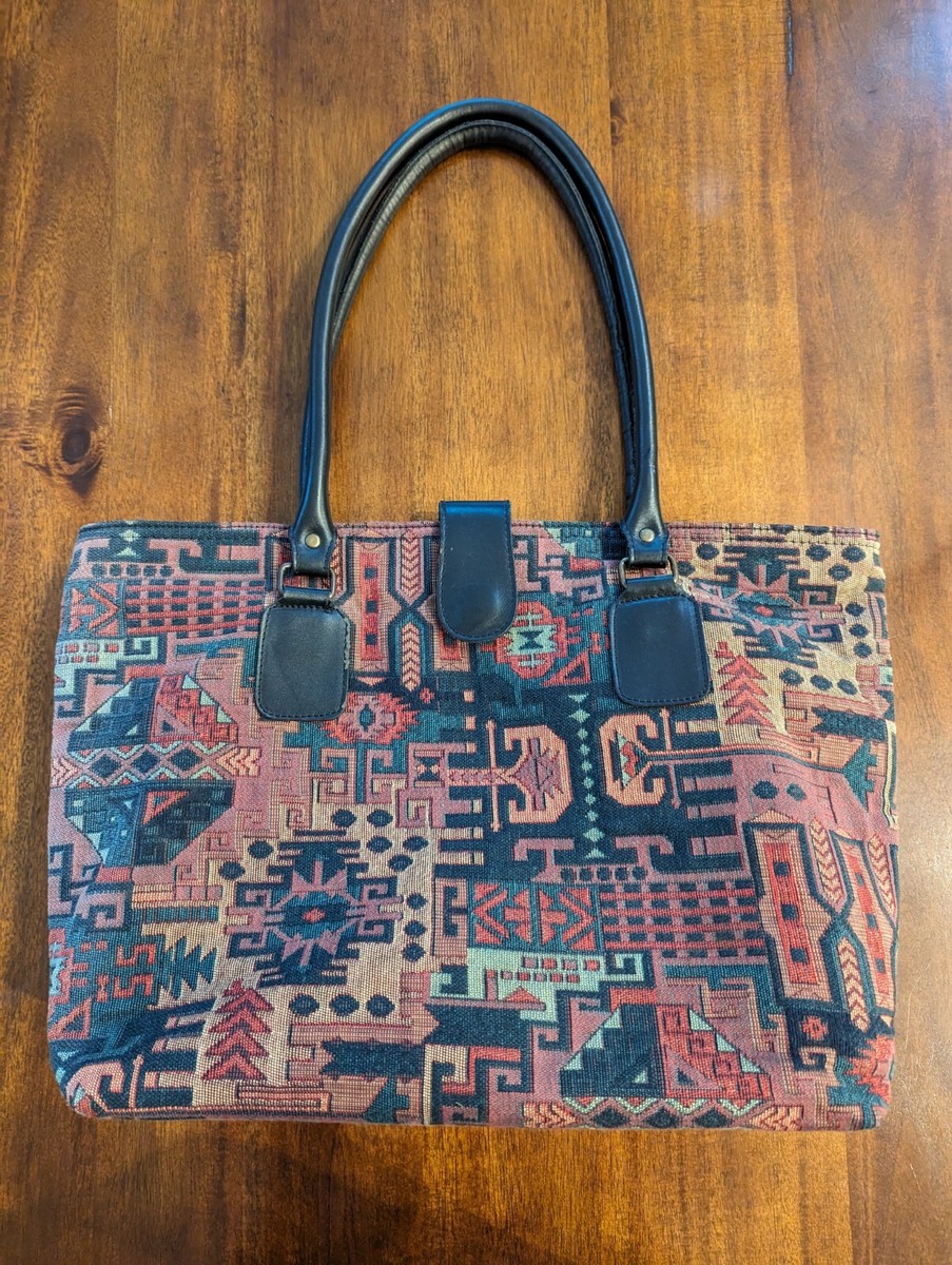 Turkish Kilim Leather Tote Bags Turkish Kilim Leather Tote Bags