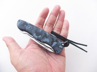 武具 sui Victorinox Swiss Army Knife 111mm Navy Camouflage Skipper Tools