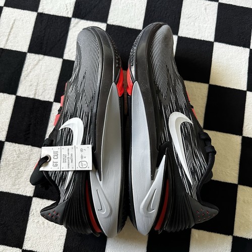 Zapatos de baloncesto Nike Air Zoom GT Cut 2 negros carmesí DJ6015-001 para hombre talla 9,5 - Imagen 4 de 7