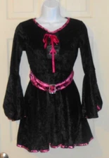 California Costumes Black/Pink Skulls Dress Costume 