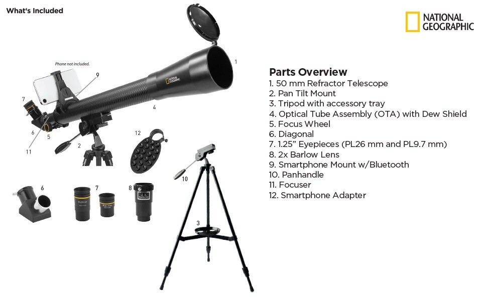 Compact Telescope National Geographic Telescope Instructions