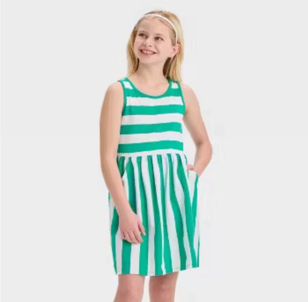 slim fit dress slacks NEW Cat & Jack Floral Sleeveless Dress & Bloomers Green sz Newborn main image 0
