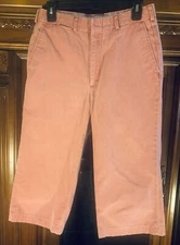 Murray’s Toggery Shop Nantucket Red Modified Capri Pants Sz 30