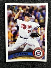 MATT CAPPS #288 2011 Topps Baseball QTY Minnesota Twins