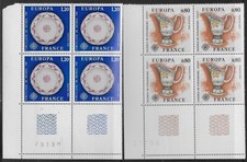 1976 Timbre France  europa série du N° 1877 a 1878 bloc de 4 **