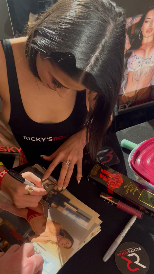 Kylie Rocket NUDE Hot Adult Model Autographed Signed 8x10 Photo COA Proof 102 | eBay