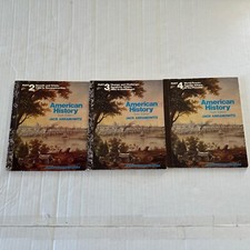 Lot of 3 AMERICAN HISTORY 6th Edition By Jack...