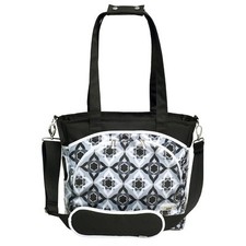 JJ Cole Mode Black Magnolia Diaper Bag 14.5 x 5 x 13.5 inches