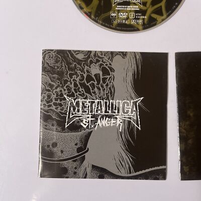 Metallica - St. Anger (CD + DVD, 2003, 2-Disc) Booklet Japan Sicp