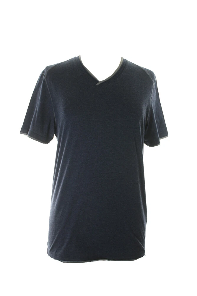 T-shirt décontracté à anches 3/4 avec boutons et col en V pour fee