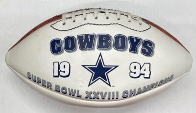 SUPER BOWL XXVIII 1994 OFFICAL FOOTBALL #916/1000 DALLAS COWBOYS