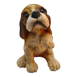 Vintage Dog Figurine Resin Cocker Spaniel Made In USA