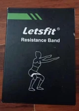Letsfit  Exercise Bands, 3 Levels Fabric Resistance Bands - Size Large