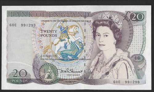 BANCONOTA 20 STERLINE B351 SOMERSET 1984 - UNC - SELEZIONA LA TUA BANCONOTA - Foto 23 di 32