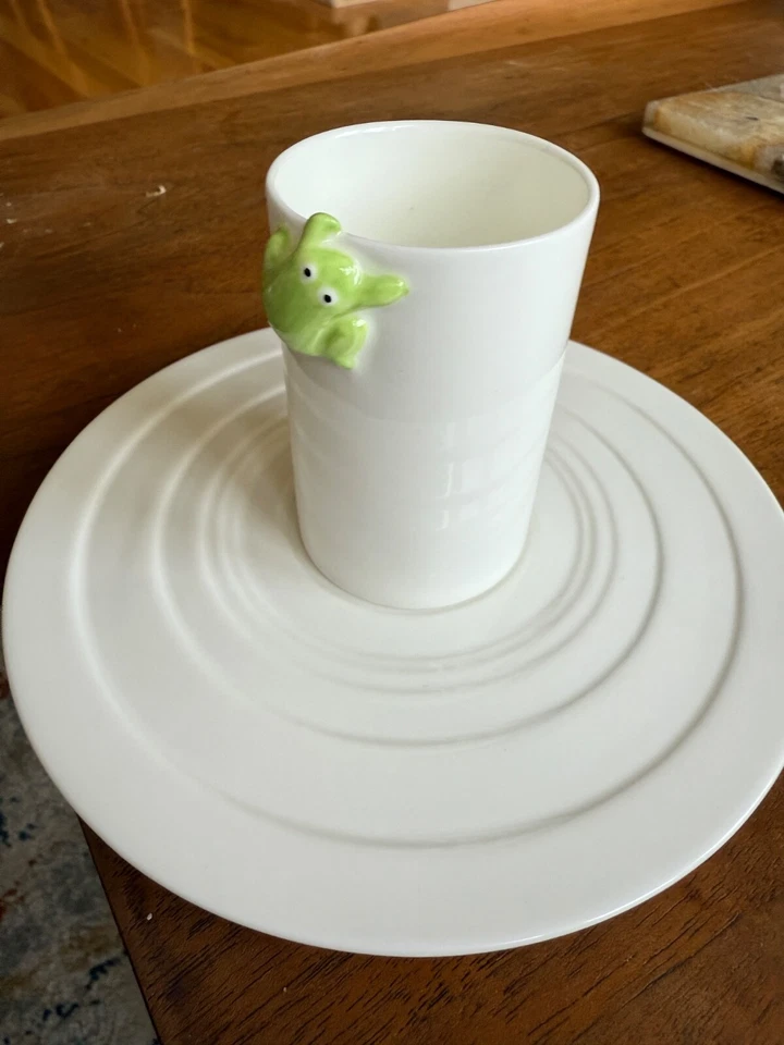 IL CAFFE ALESSI "Kaeru" Mocha Espresso Tazas y Platillos Toyo Ito 2005 Foto 3 de 4