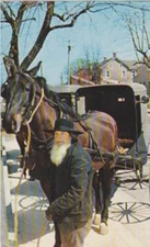 Amish Bishop at Old General Store-INTERCOURSE, Pennsylvania