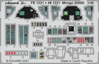 MW22 Eduard FE1221 Mirage 2000D 1/48 Zoom Set For Kinetic