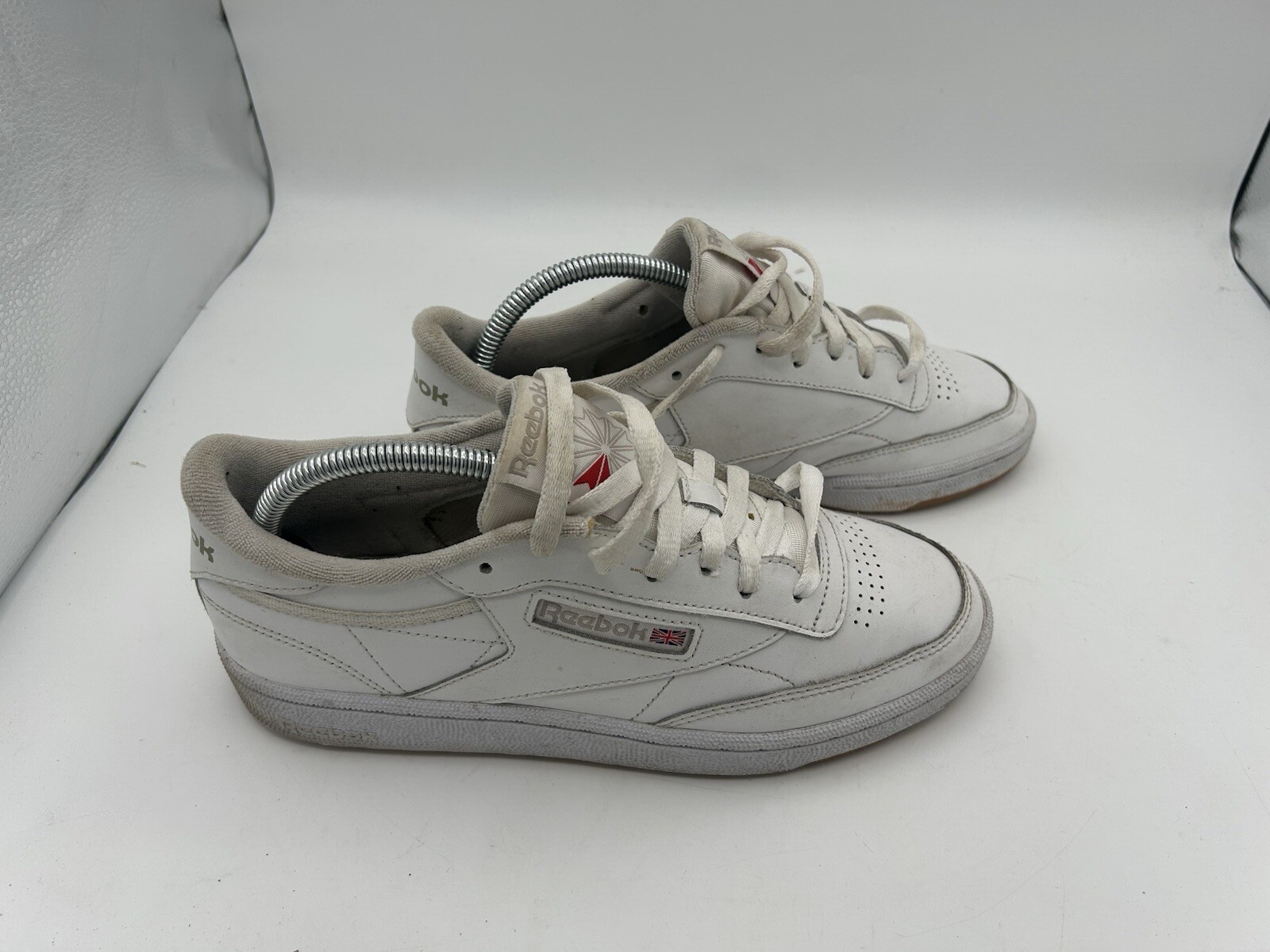 Reebok Club C 85 White Gum Bottom Sneakers Shoes Women's Size 9