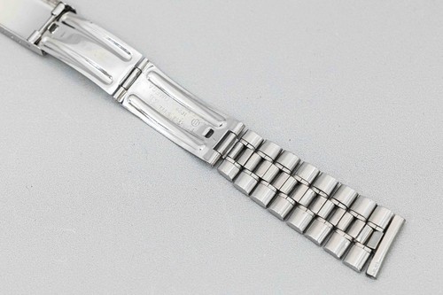 **Exc+5 w/#144 End Links** Vintage OMEGA 1098 19mm Stainless Steel Mens Bracelet - Picture 4 of 10