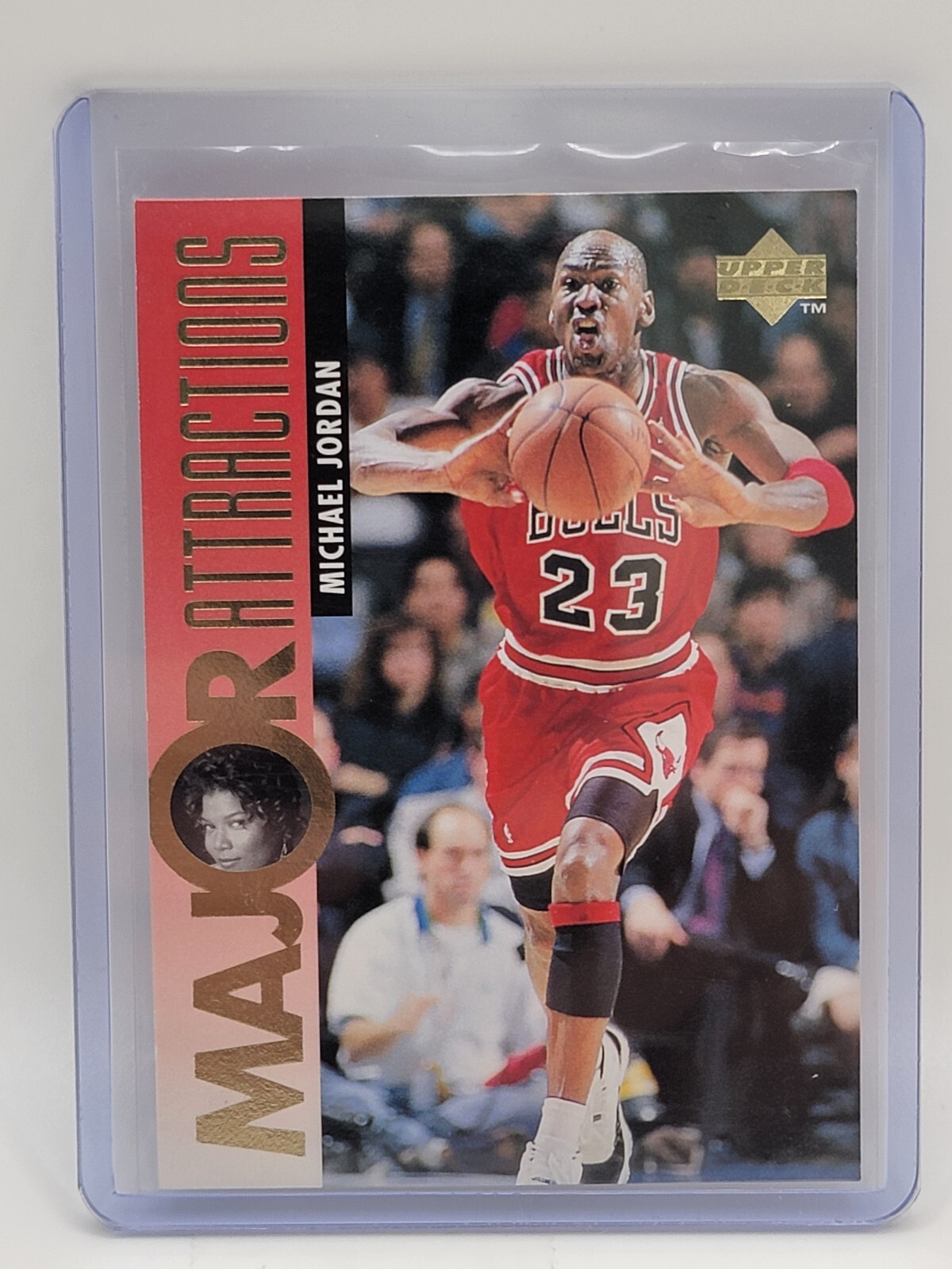 1995-96 Upper Deck - Major Attractions Electric Court #341 Michael Jordan, Queen