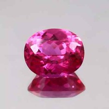 Natural 26 Ct Pink Sapphire Oval Cut Certified Loose Gemstone With Free Gift