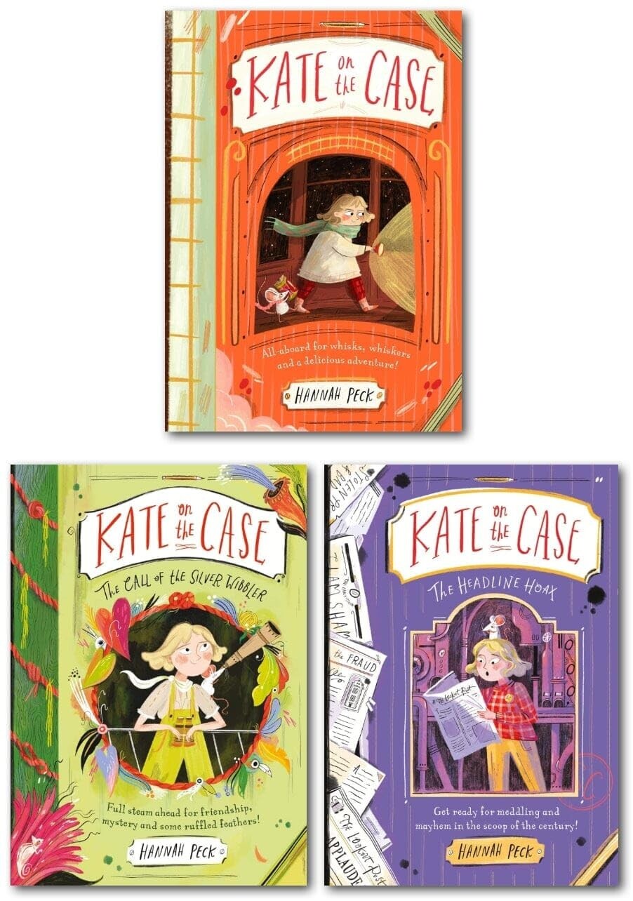 Kate On The Case Series By Hannah Peck 3 Books Collection Set Kate on the Case