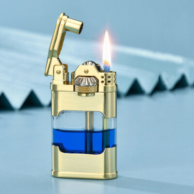 Unusual Kerosene Lighter for Men Pure Copper High-grade Gasoline Cigar Lighter