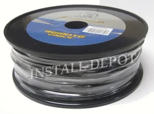 400 FT 18 GAUGE BLACK PRIMARY REMOTE HOOKUP WIRE COPPER STRANDED - CAR WIRING
