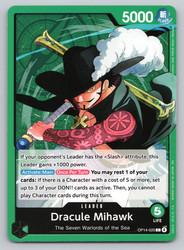 Dracule Mihawk OP14-020 The Azure Sea's Seven Leader