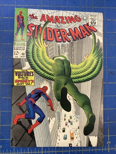 Amazing Spider-Man #48 Marvel Comics 1967 1st New Vulture peter parker VF+