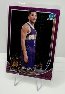 2025 Bowman Chrome Devin Booker Purple Refractor 165/299 Phoenix Suns #BCV-124