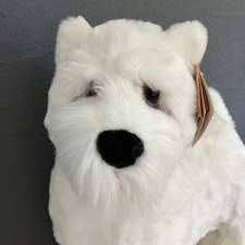 DAKIN Plush Snowflake White Westie Dog Stuffed Animal Lou Rankin Original Tags